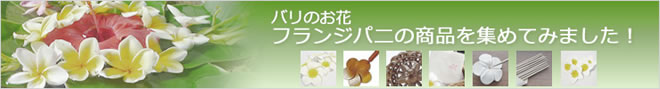 バリのお花 フランジパニの商品を集めてみました!